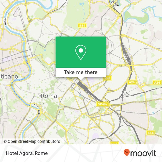 Hotel Agora map