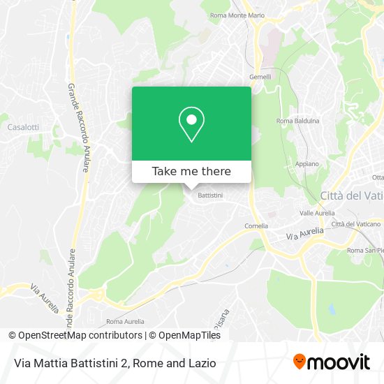 Via Mattia Battistini  2 map