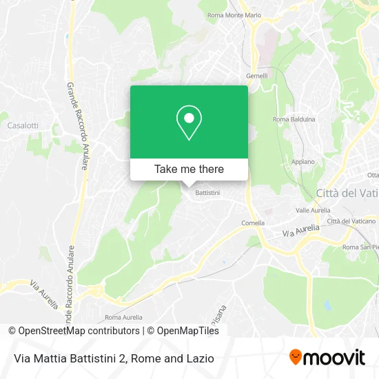 Via Mattia Battistini  2 map