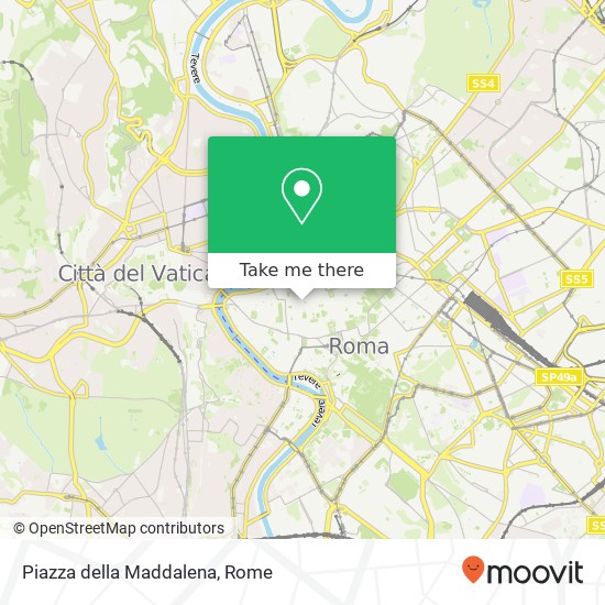 Piazza della Maddalena map