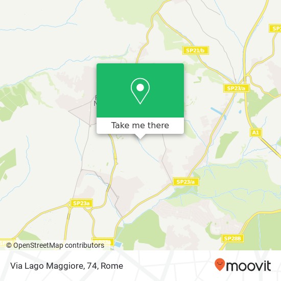 Via Lago Maggiore, 74 map