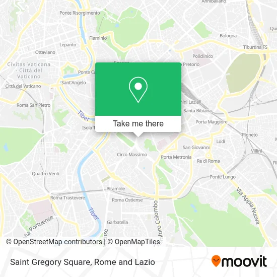 Saint Gregory Square map