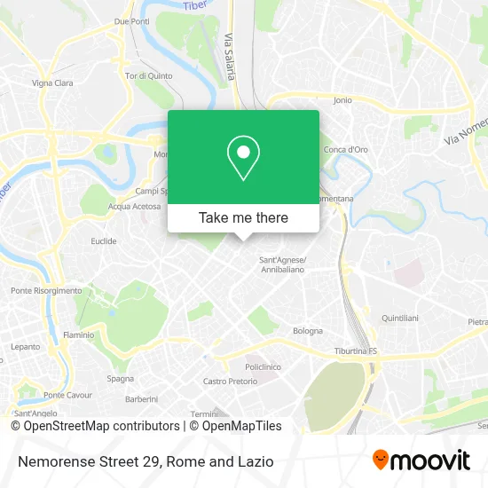 Nemorense Street 29 map