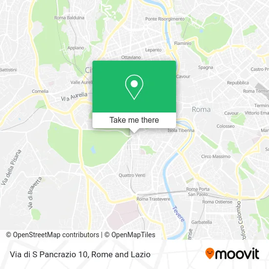 San Pancrazio Street 10 map