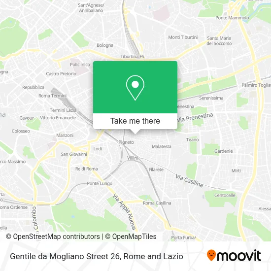 Gentile da Mogliano Street 26 map