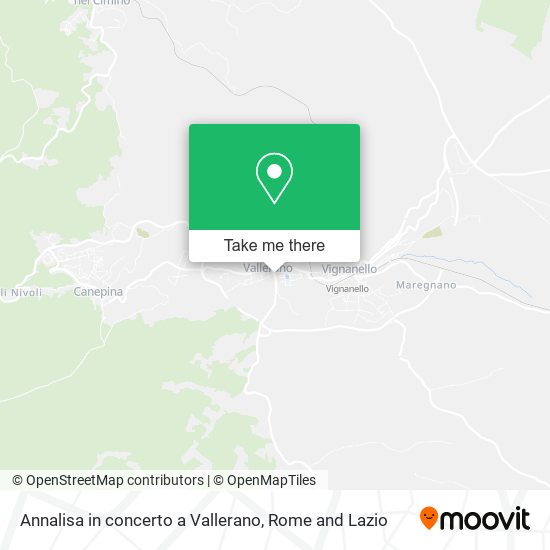 Annalisa in concerto a Vallerano map