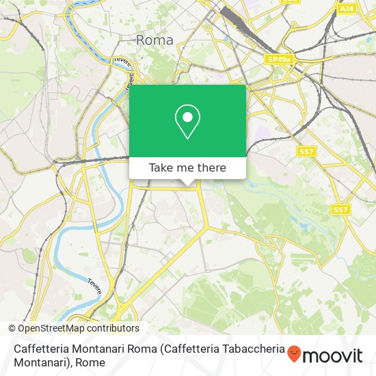 Caffetteria Montanari Roma (Caffetteria Tabaccheria Montanari) map