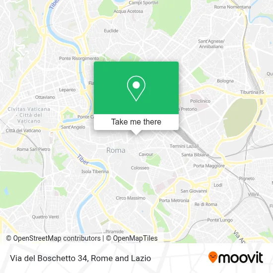 Via del Boschetto 34 map