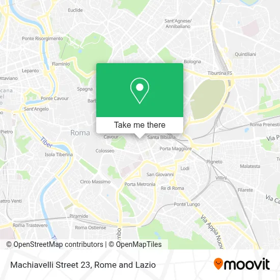 Machiavelli Street 23 map