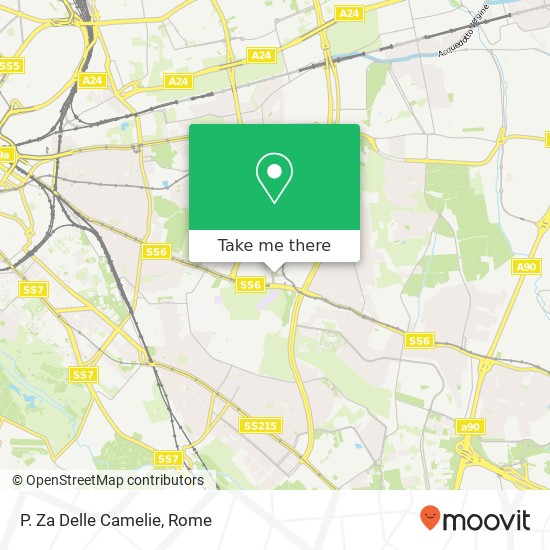 P. Za Delle Camelie map