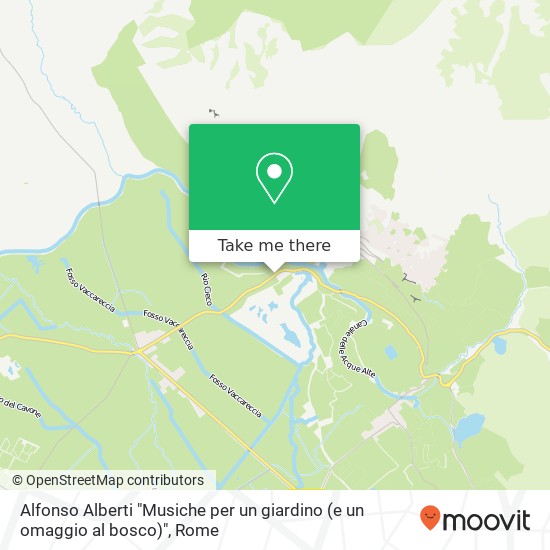 Alfonso Alberti "Musiche per un giardino (e un omaggio al bosco)" map