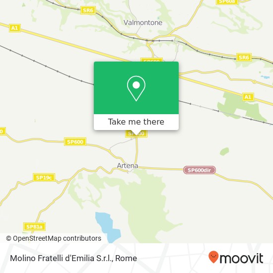 Molino Fratelli d'Emilia S.r.l. map