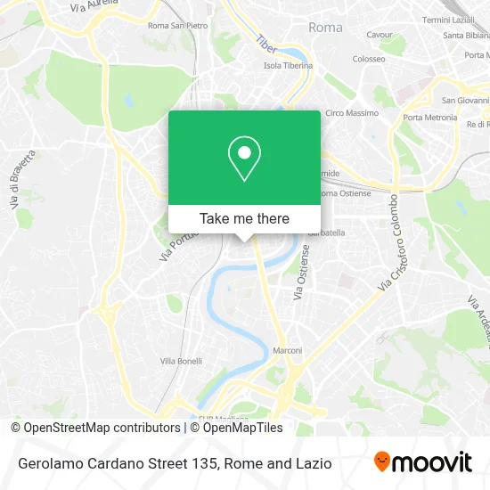 Gerolamo Cardano Street 135 map