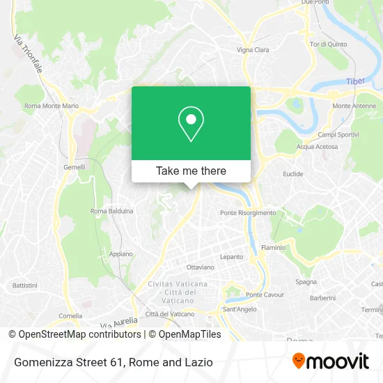 Gomenizza Street 61 map