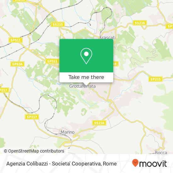 Agenzia Colibazzi - Societa' Cooperativa map