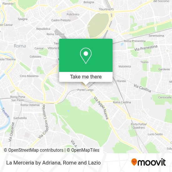 La Merceria by Adriana map