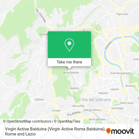 Virgin Active Balduina map