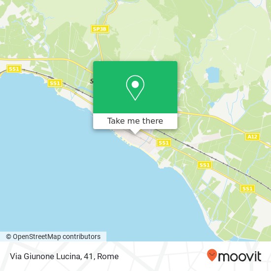 Via Giunone Lucina, 41 map
