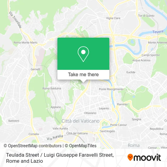 Teulada Street / Luigi Giuseppe Faravelli Street map