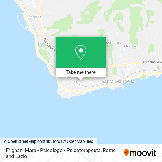 Frignani Mara - Psicologo - Psicoterapeuta map