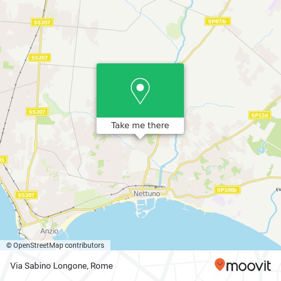 Via Sabino Longone map