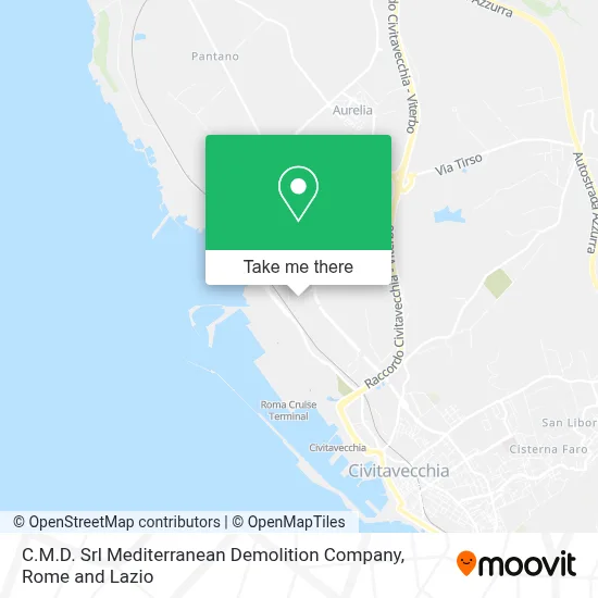 C.M.D. Srl Mediterranean Demolition Company map