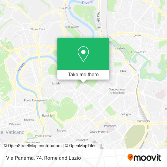 Panama Street 74 map