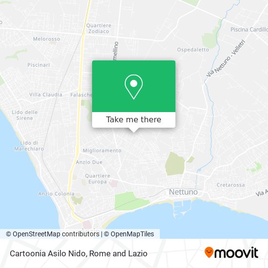 Cartoonia Asilo Nido map