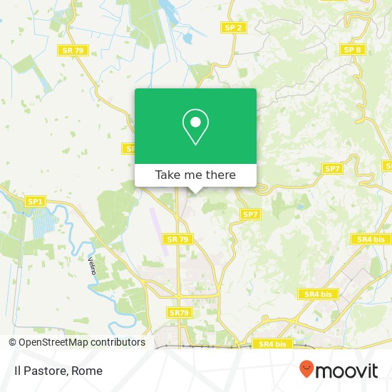 Il Pastore map