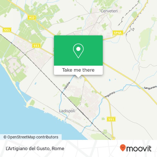 L'Artigiano del Gusto map