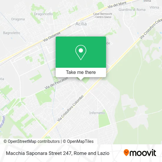 Macchia Saponara Street 247 map
