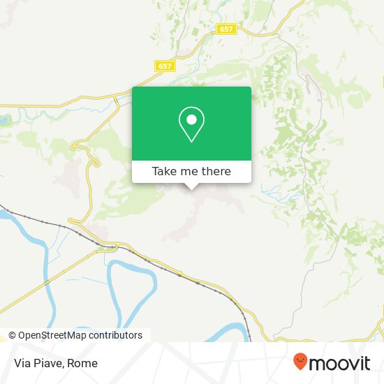 Via Piave map