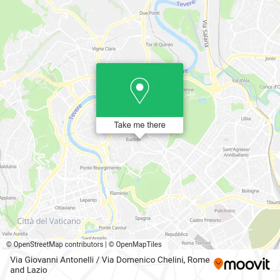 Giovanni Antonelli Street / Domenico Chelini Street map