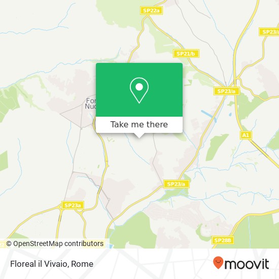 Floreal il Vivaio map