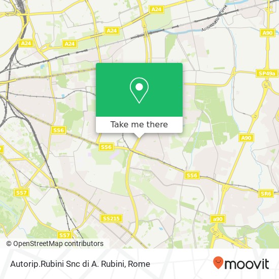 Autorip.Rubini Snc di A. Rubini map