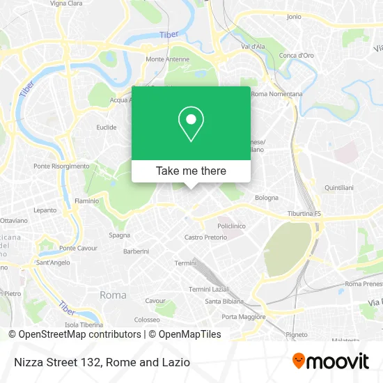 Nizza Street 132 map