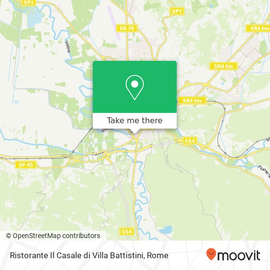 Ristorante Il Casale di Villa Battistini map