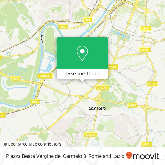 Piazza Beata Vergine del Carmelo  3 map