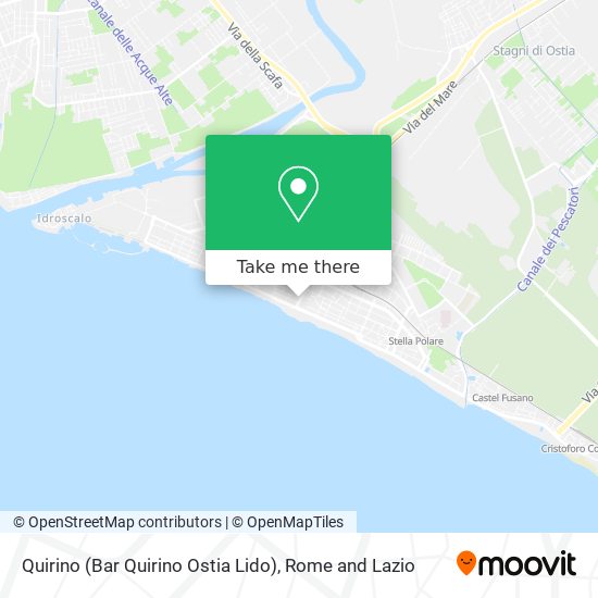 Quirino (Bar Quirino Ostia Lido) map