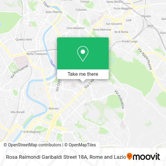 Rosa Raimondi Garibaldi Street 18A map