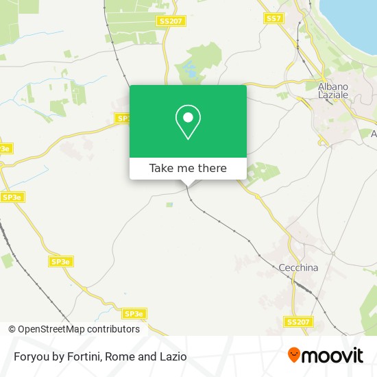 Foryou by Fortini map