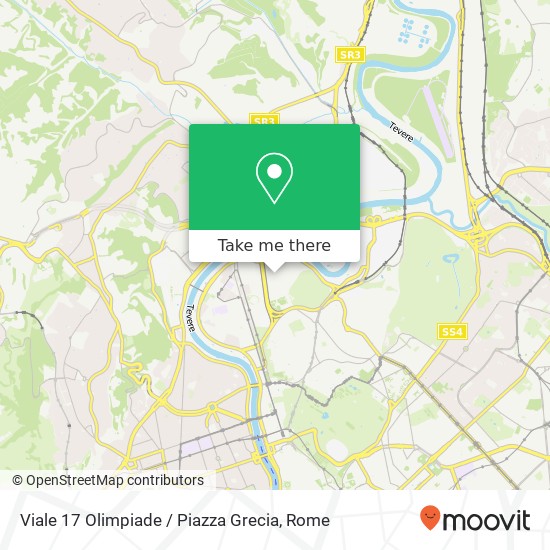 Viale 17 Olimpiade / Piazza Grecia map