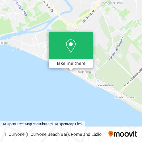 Il Curvone (Il Curvone Beach Bar) map