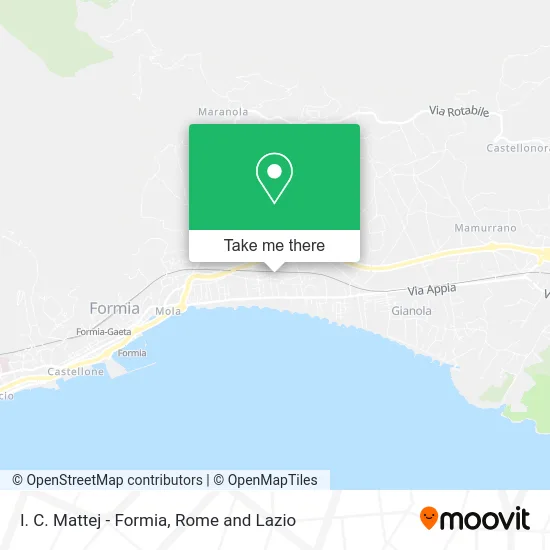 Mattej School - Formia map