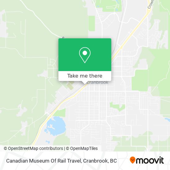 Canadian Museum Of Rail Travel map