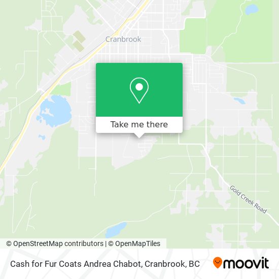 Cash for Fur Coats Andrea Chabot map