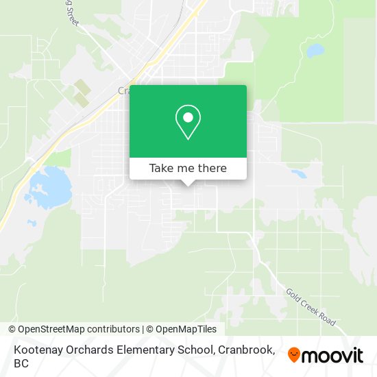 Kootenay Orchards Elementary School plan