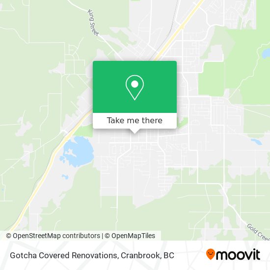 Gotcha Covered Renovations map