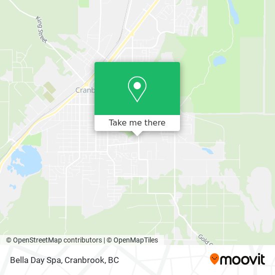 Bella Day Spa plan