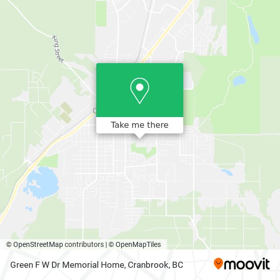 Green F W Dr Memorial Home map